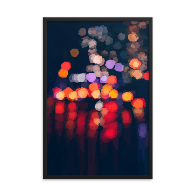 City Bloom Framed Wall Art Print