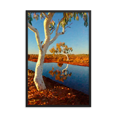River Ghosts Framed Wall Art Print