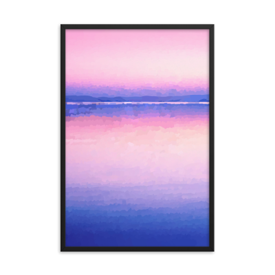 Cool Dawn Framed Wall Art Print