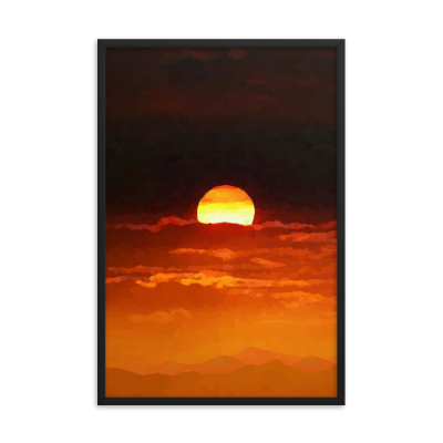 Dragon Eye Framed Wall Art Print