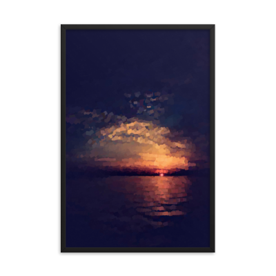Quiet Twilight Framed Wall Art Print