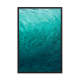 Emerald Wave Framed Wall Art Print-(in)-black-24x36-transparent-61d546df24dfe Emerald Wave Framed Wall Art Print